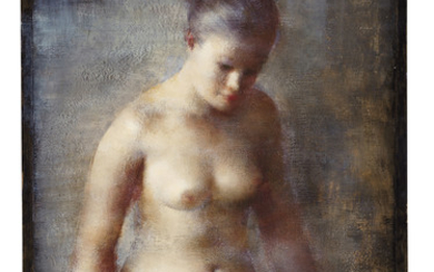 Grigory Gluckmann (1898-1973), Seated nude