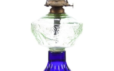 Kerosene Lamp, Floral Decor