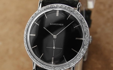 Longines Swiss Made 18k White Gold 1960s Automatic