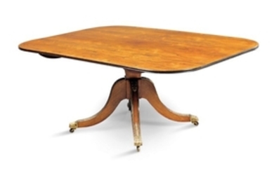 A REGENCY BRASS-INLAID ROSEWOOD BREAKFAST TABLE, CIRCA 1810