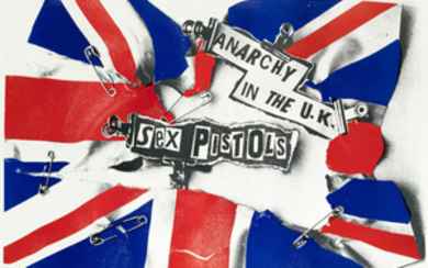 Sex Pistols: An E.M.I. promo poster for the single Anarchy In The UK