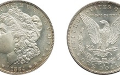 Silver Dollar, 1884-S, PCGS MS 67 CAC
