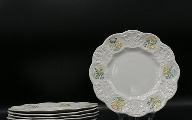 Six [6] Royal Cauldon Bristol Plates for Tiffany and Co