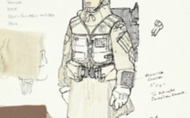 Star Wars Episode V - The Empire Strikes Back: A collection of costume workings for a Hoth Rebal Trooper