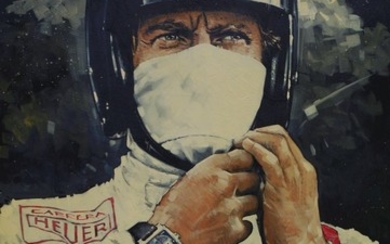 'Steve McQueen, an artwork on canvas