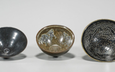 Three Chinese Song-Style Bowls