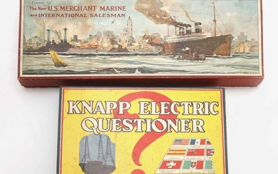 A U.S. Merchant Marine board game, Milton Bradley