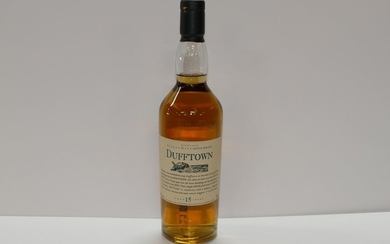 1 Btle Whisky Dufftown Faune et Flore 15 ans d’âge…