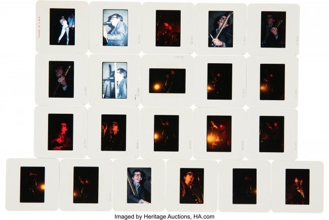 89871: Elvis Costello/Meat Loaf Color Slides (21) (1978