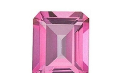 9.5ct Natural Pink Topaz Octagon Faceted Gemstone