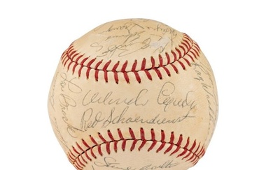 A 1968 St. Louis Cardinals Team Signed Autograph Baseball (Beckett Authentication Services Letter of