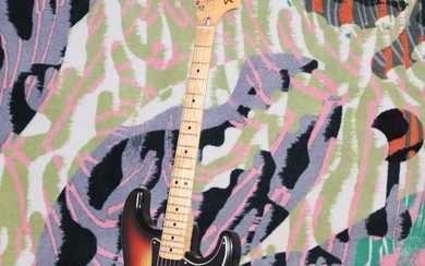A 1977 Fender Stratocaster electric guitar