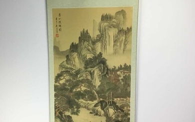 A 20TH CENTURY CHINESE SCHOOL BRUSH AND INK PAINTING