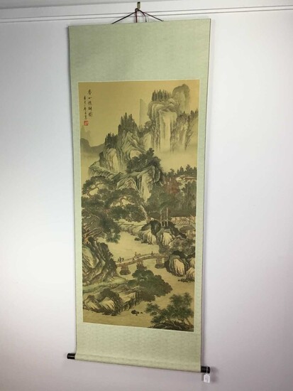 A 20TH CENTURY CHINESE SCHOOL BRUSH AND INK PAINTING