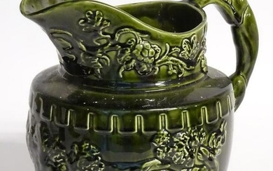 A 20thC Arthur Wood jug / pitcher, decorated with