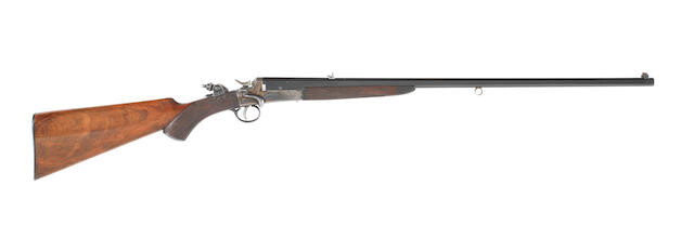 A .22(L.R.) hammer ejector rook rifle by Stensby, no. 85