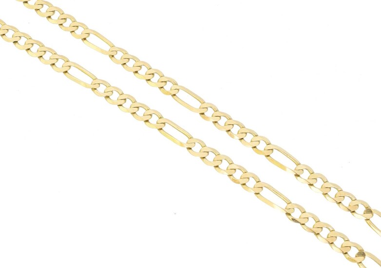 A 9ct gold chain necklace
