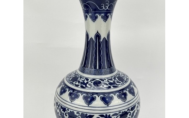 A Chinese Blue&White vase, 18TH/19TH Century Pr. Size:(H39C...