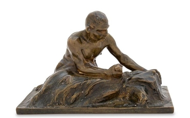 A Continental Bronze Figure