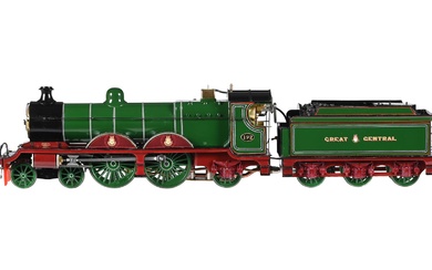 A GAUGE 1 LIVE STEAM MODEL OF THE GREAT CENTRAL CLASS 8B ATLANTIC 4-4-2 LOCOMOTIVE NO 192