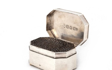 A GEORGE III SILVER NUTMEG GRATER by Thomas Phipps & Edw...