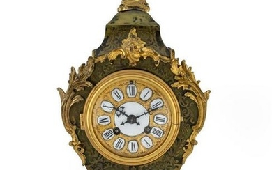 A Louis XV Style Boulle Bracket Clock of Small Size