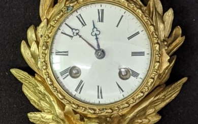 A Louis XV ormolu eagle wall clock, eight day...