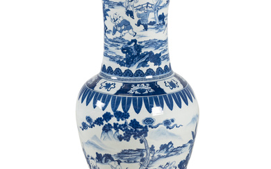 A Massive Chinese Export Porcelain Floor Vase