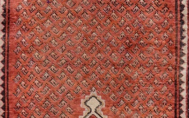 A Persian Hand Knotted Mir Runner, 307 X 83