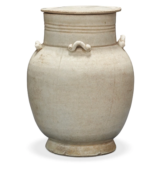 A QINGBAI LOBED JAR AND COVER CHINA, SOUTHERN SONG DYNASTY (1127-1279)
