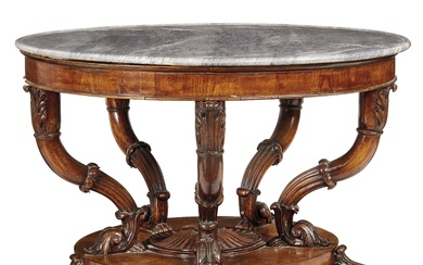 A TUSCAN CENTRE TABLE, HALF 19TH CENTURY
