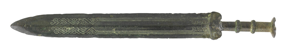 A bronze sword
