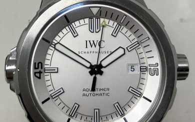 A gentleman's stainless steel IWC Aquatimer Automatic wristw...