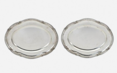 A pair of Maison Cardeilhac French sterling silver