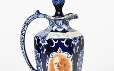 A rare Shelley Pottery Watson's Whisky ewer and...