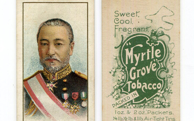 A set of 25 Taddy 'Russo-Japanese War (1-25)' cigarette cards circa 1904.