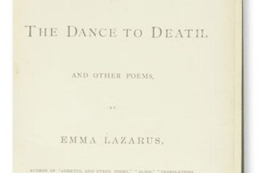 (AMERICAN JUDAICA). Emma Lazarus. Songs of a Semite: The...
