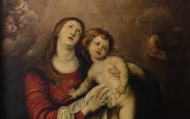 ANÓNIMO (S. XVII / S. XVIII), Virgen con Niño