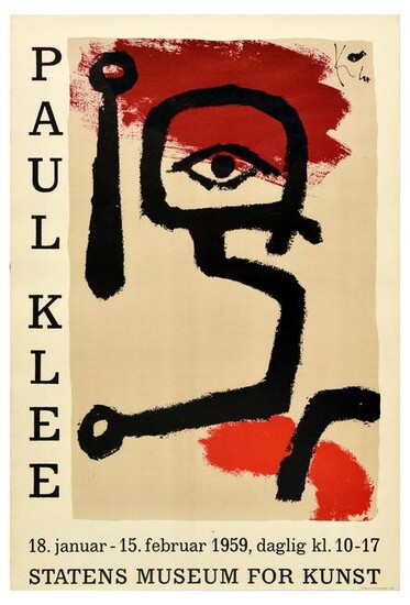 Advertising Poster Paul Klee Statens Museum Art