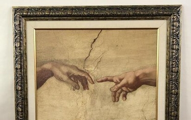 After Michelangelo's Creation of Adam
