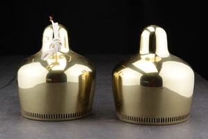 Alvar Aalto by Louis Poulsen - Golden Bell pendant lamps lights " Aaltopendel "
