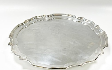 An Elizabeth II silver salver