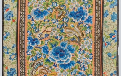 An Embroidered Panel, China.