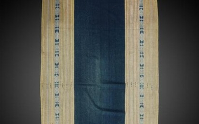 An Indonesian woven Fabric, "ikat"
