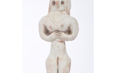An Indus Valley fertility idol female figure, believed circa...