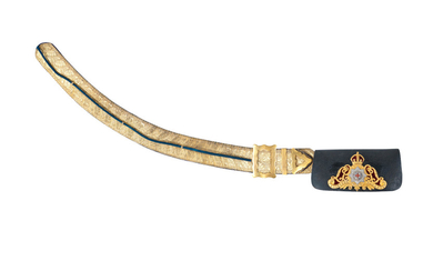 An Officer's Black Leather Flap Pouch And Ormolu-Mounted Belt To The Life Guards, Post 1901