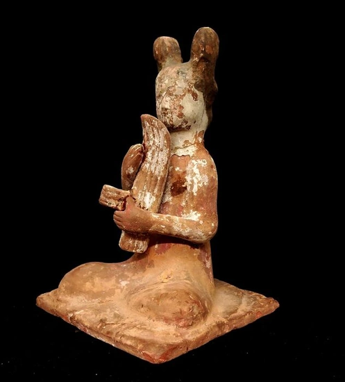 Ancient Chinese Ceramic - Court lady - Musician - Tang Dynasty