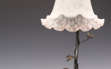 Andrea by Sadek Metal Table Lamp, Girl / Cat.
