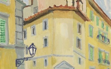 Angolo di città, 1980, Rodolfo Marma (Firenze 1923 - 1998)