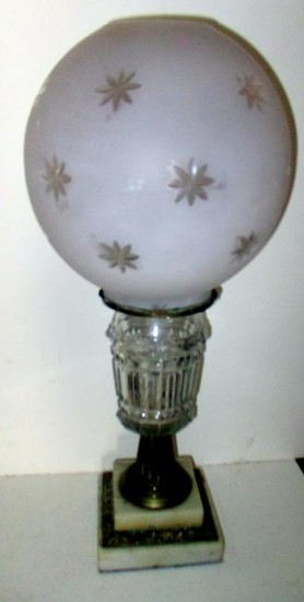 Antique Fluid Lamp with Shade